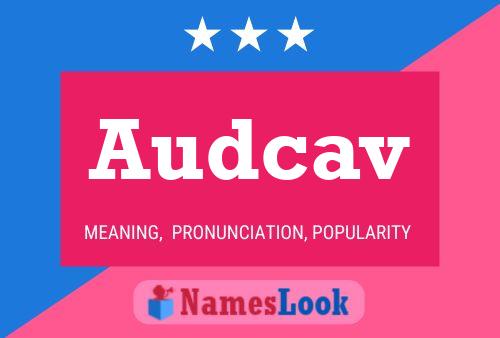 Audcav Name Poster