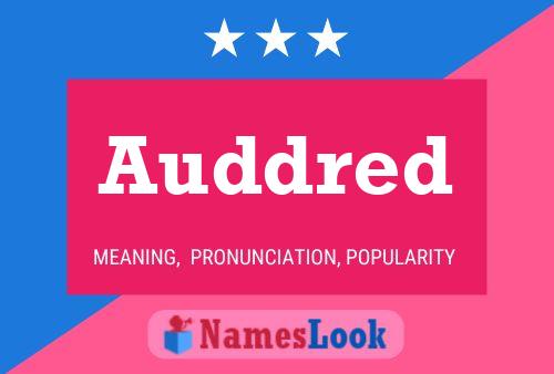 Auddred Name Poster