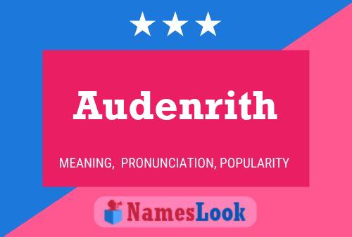 Audenrith Name Poster