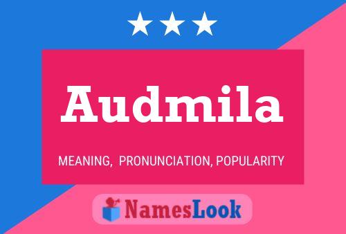 Audmila Name Poster