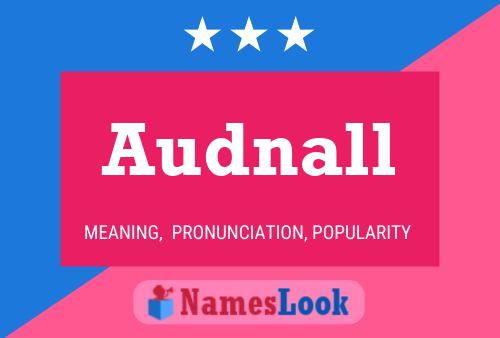 Audnall Name Poster