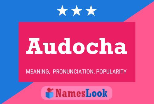 Audocha Name Poster