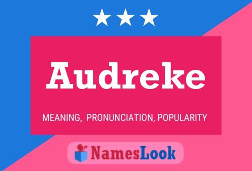 Audreke Name Poster