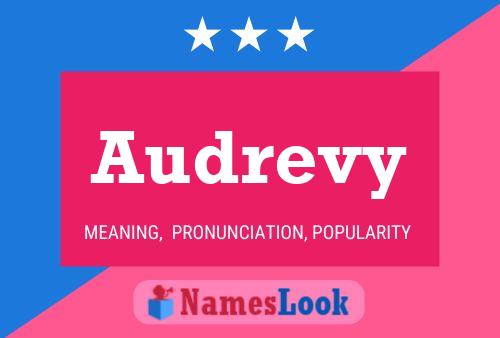 Audrevy Name Poster