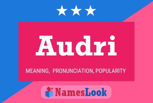 Audri Name Poster