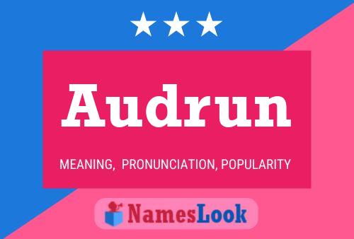 Audrun Name Poster