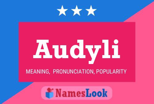 Audyli Name Poster