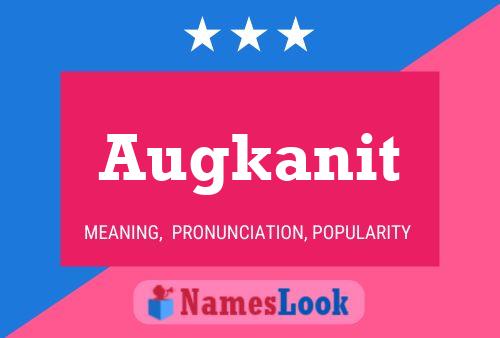 Augkanit Name Poster