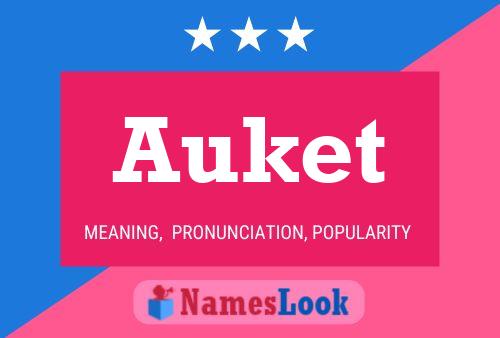 Auket Name Poster