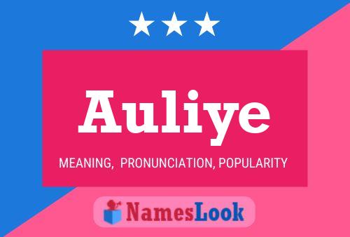 Auliye Name Poster