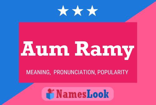 Aum Ramy Name Poster