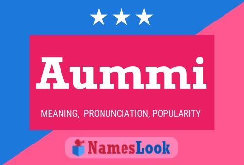 Aummi Name Poster