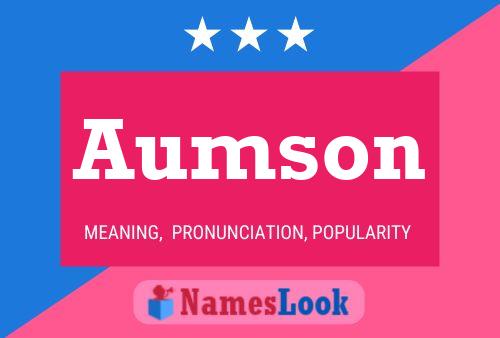 Aumson Name Poster