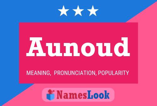 Aunoud Name Poster