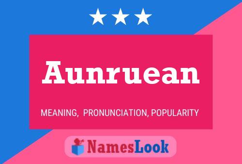 Aunruean Name Poster