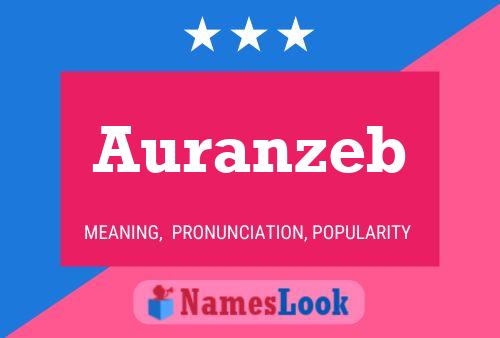 Auranzeb Name Poster