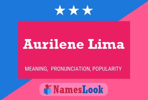 Aurilene Lima Name Poster