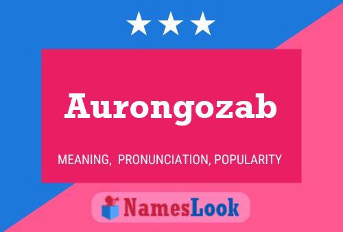 Aurongozab Name Poster