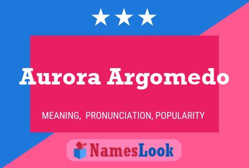 Aurora Argomedo Name Poster