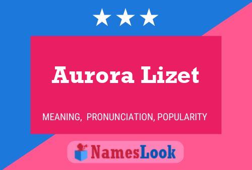 Aurora Lizet Name Poster