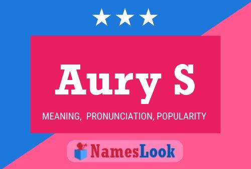 Aury S Name Poster