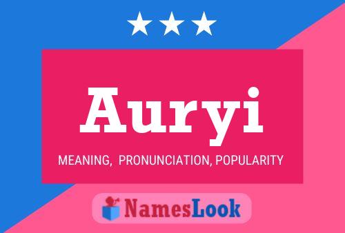 Auryi Name Poster