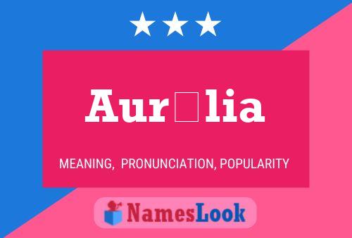 Aurélia Name Poster