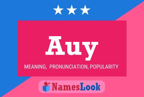 Auy Name Poster