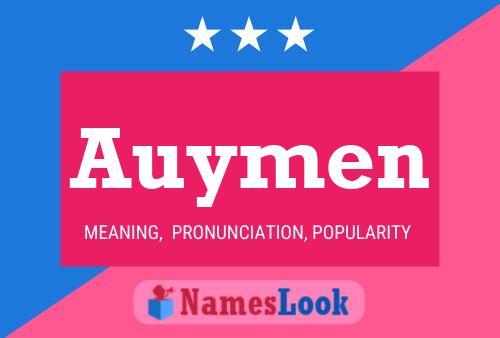 Auymen Name Poster