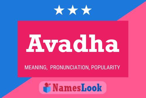 Avadha Name Poster