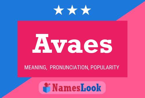 Avaes Name Poster