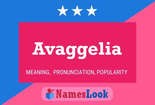 Avaggelia Name Poster