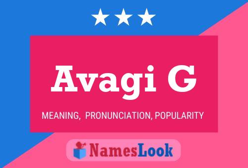 Avagi G Name Poster