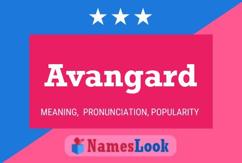 Avangard Name Poster