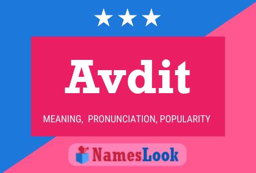 Avdit Name Poster