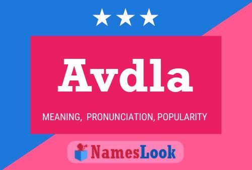 Avdla Name Poster