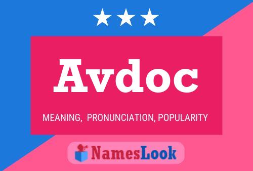 Avdoc Name Poster