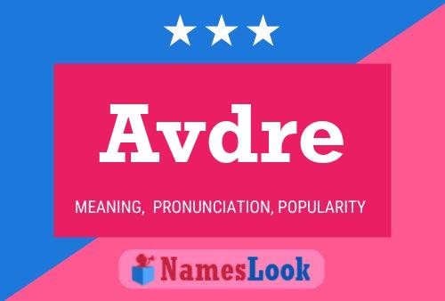 Avdre Name Poster