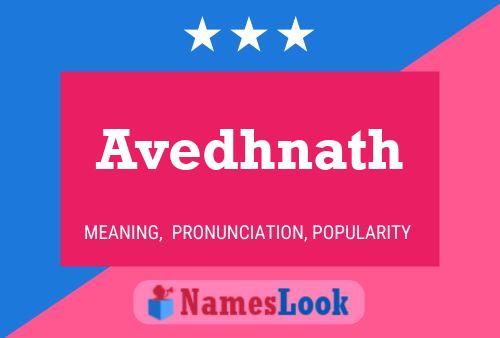 Avedhnath Name Poster