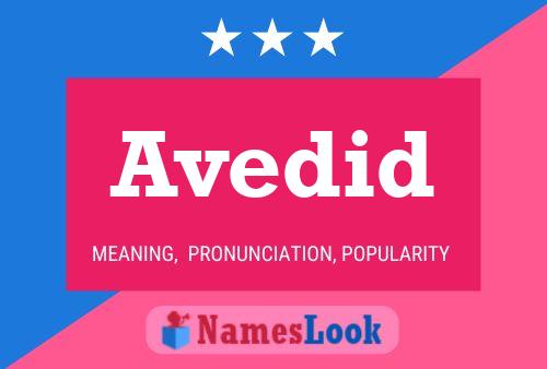 Avedid Name Poster