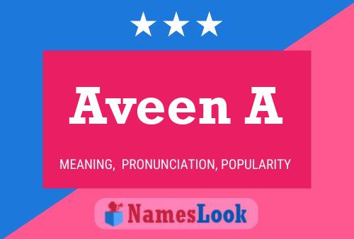 Aveen A Name Poster