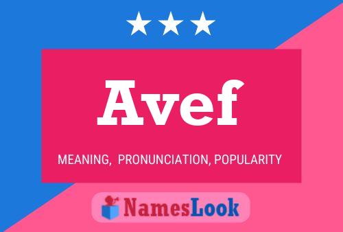 Avef Name Poster