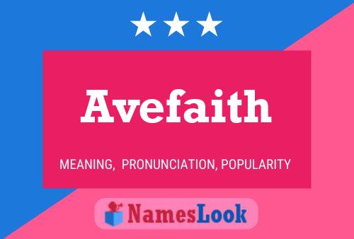 Avefaith Name Poster