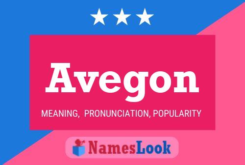 Avegon Name Poster