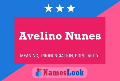 Avelino Nunes Name Poster