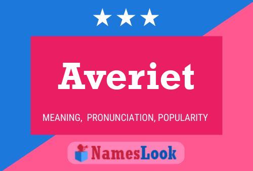 Averiet Name Poster