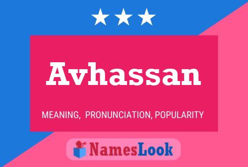 Avhassan Name Poster