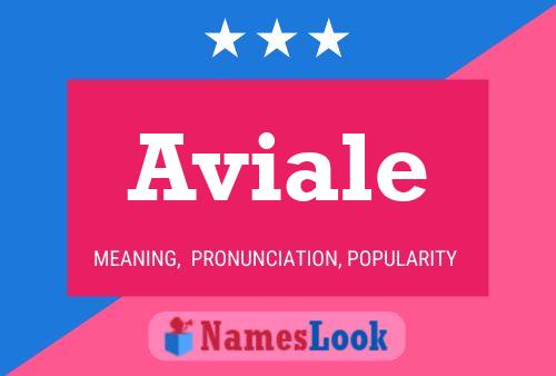 Aviale Name Poster