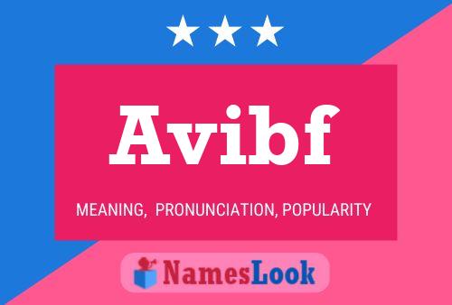 Avibf Name Poster