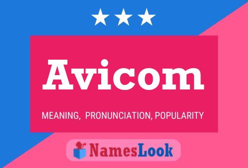 Avicom Name Poster